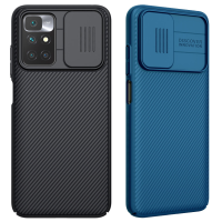 Nillkin voor Xiaomi Redmi 10 Case Bumper met Lens Cover Schokbestendig Anti kras TPU + PC Beschermhoes Niet origineel