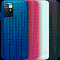 Nillkin voor Xiaomi Redmi 10 Case Matte Anti Vingerafdruk Anti Kras Schokbestendig Hard PC Beschermhoes Achterkant niet 