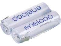 NiMH Accupack 2.4 V 1900 mAh AA (penlite) Z soldeerlip Panasonic eneloop Reihe F1x2