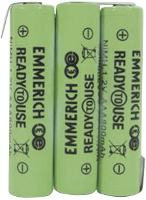 Nimh Accupack 3.6 V 800 Mah Aaa (potlood) Z Soldeerlip Emmerich Readytouse 3aaa Zlf