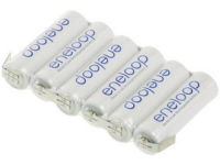 NiMH Accupack 7.2 V 1900 mAh AA (penlite) U soldeerlip Panasonic eneloop Reihe F1x6