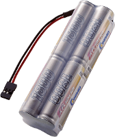 NiMH zenderaccu 9.6 V 1800 mAh Conrad energy Block JR bus