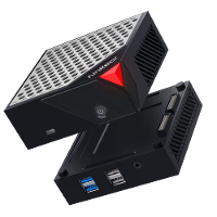 Ninkear MBOX 8 Pro 2 in 1 Modulaire Magnetische Mini PC AMD Ryzen 7 8845HS 8 Kern 16 thread 32GB DDR5 1TB SSD Windows 11