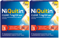 NiQuitin Clear Pleister Twee Weken Behandeling