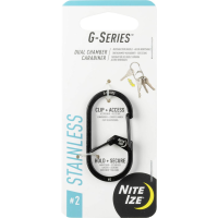 NITE Ize NI GS2 01 R6 G Series #2 Sleutelkarabijn Zwart 1 stuk(s)