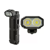 Nitecore EDC09 1600 Lumen EDC Zaklamp 102° Draaibare Kop 3 Kleurtemperaturen USB C Oplaadbaar Magnetische Staart RVS Beh