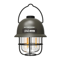 NITECORE LR40 campinglamp USB C oplaadbare tentlantaarn 100LM looptijd 65 uur 3 lichtbronnen