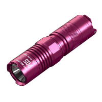 Nitecore P05 PINK L2 U2 460LM STROBE KLAAR EDC LED zaklamp