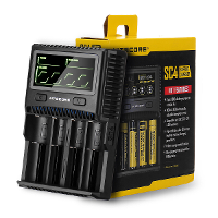 Nitecore SC4 3A Snellader LCD Intelligente Batterijlader Super voor Li ion IMR LiFePO4 batterijen voor zaklamp RC speelg