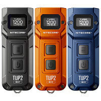 NITECORE TUP2 1200Lumen USB Oplaadbare LED Sleutelhangerdonker Met LCD Scherm Ingebouwde Li ion Accu Mini EDC Zaklamp Mi
