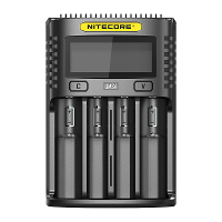 NITECORE UMS4 USB Batterijoplader LCD scherm Slim opladen voor 26650 18650 21700 UMS2 16340 18350