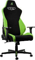 Nitro Concepts S300 Atomic Green Gaming stoel Zwart, Groen