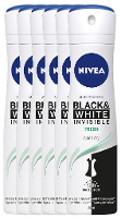 Nivea Black & White Invisible Fresh Deodorant Spray Voordeelverpakking