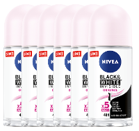 Nivea Black & White Invisible Original Roll on Voordeelverpakking