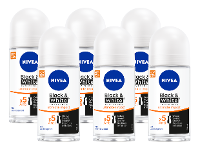 Nivea Black & White Invisible Ultimate Impact Deoroller Multiverpakking