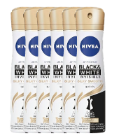 Nivea Black & White Silky Smooth Deodorant Spray Voordeelverpakking
