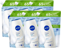 Nivea Creme Soft & Almond Oil Douchegel Navulling Multiverpakking