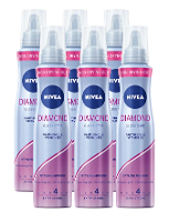 Nivea Diamond Gloss Care Styling Mousse Voordeelverpakking
