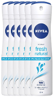 Nivea Fresh Natural Deodorant Spray Voordeelverpakking