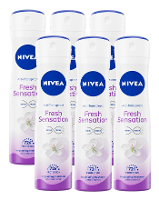 Nivea Fresh Sensation Anti Transpirant Spray Voordeelverpakking