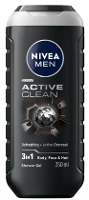 Nivea Men Active Clean 3 In 1 Shower Gel