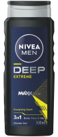 Nivea Men Deep Extreme 3 In 1 Shower Gel
