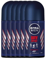 Nivea Men Dry Impact Roll on Voordeelverpakking
