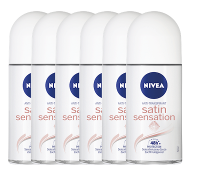 Nivea Satin Sensation Anti Transpirant Roll On Voordeelverpakking