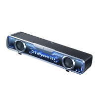Niyevn 7.1 Kanaal Computer Gaming Spreker Bedrade bluetooth Soundbar 2''x2 Dual Volledige Frequentie Sprekers Diepe Bas