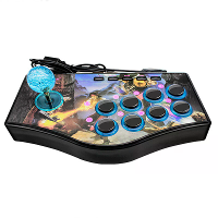 NJP308 USB Arcade Fight Stick Straten Vecht Joystick Gamepad Controller voor PS3 PC Android USB PC Streets Fighter Arcad