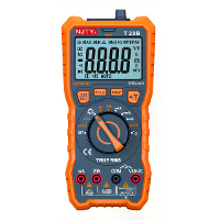 NJTY T28B TRMS Digitale Multimeter 6000 Tellingen Ware RMS 20A Ingang AC DC Spanning Stroom Weerstand Temperatuur Contin
