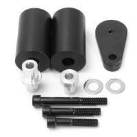 No Cut Black Frame Sliders Sport Bike Crash For Yamaha Yzf R6 03 05 R6s 06 09