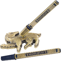 Noble Collection Harry Potter   Hufflepuff Pen & Desk stand