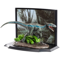 Noble Collection JW: Velociraptor Blue Diorama