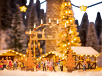 NOCH 0014391 H0 Toegangsboog kerstmarkt