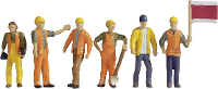 NOCH 15277 H0 Spoorwegarbeiders figuren Geverfd, Staand