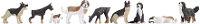 NOCH 15717 H0 Honden figuren Geverfd, Zittend, Staand