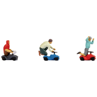NOCH 15808 H0 Bobbycar races figuren Geverfd
