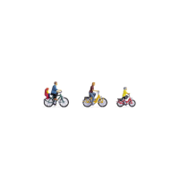 NOCH 15909 H0 Fietstocht met het gezin figuren Kant en klaar model