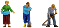 NOCH 17331 G Boeren en boerinnen figuren Geverfd