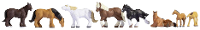 NOCH 36762 N Koudbloedpaarden figuren Kant en klaar model