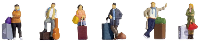NOCH 45217 TT Reizigers figuren Kant en klaar model