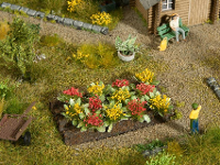 NOCH Deko Minis 0013223 H0 rozenbed Kant en klaar model