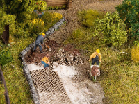 NOCH Laser Cut minis 0014227 H0 Losse stenen met gras