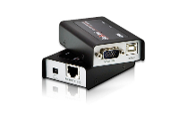 ATEN CE100 Extender (verlenging) VGA, USB A 2.0 Via netwerkkabel RJ45 100 m