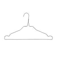 Nordix Kledinghangers set 150 stuks Metaal Zwart Draadhanger Kleerhangers