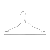 Nordix Kledinghangers set 75 stuks Metaal Zwart Draadhanger Kleerhangers
