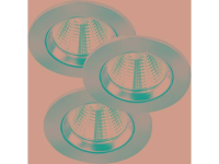 Nordlux Freemont 47580132 LED inbouwlamp Set van 3 stuks 16.5 W Warm wit
