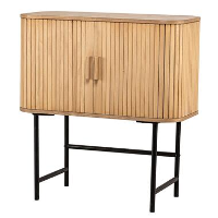 Buffet 2 deuren van hout en metaal