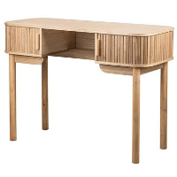 Bureau met 2 deuren van essen hout